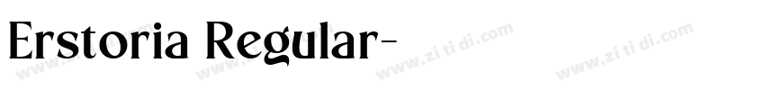 Erstoria Regular字体转换 Erstoria Regular字体转换